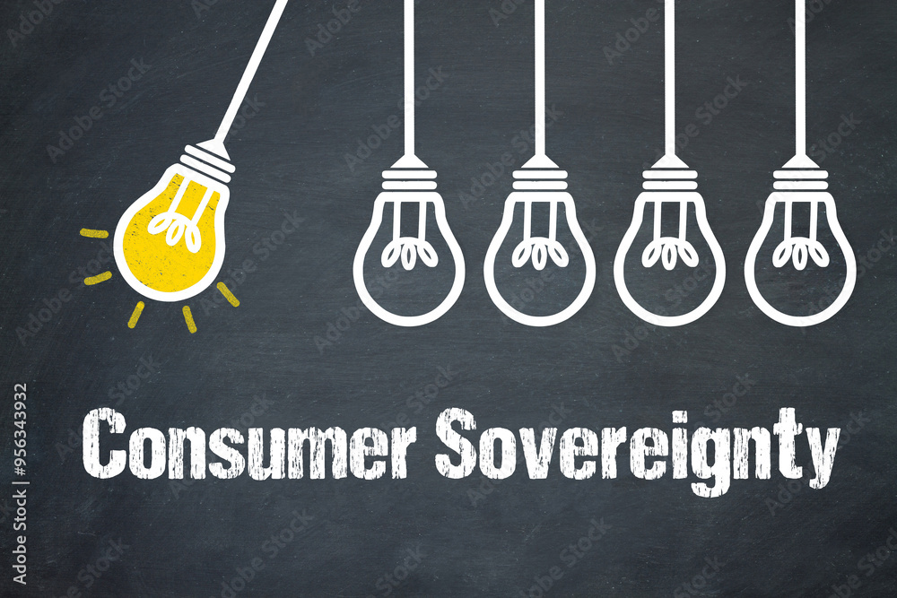 Fototapeta premium Consumer Sovereignty