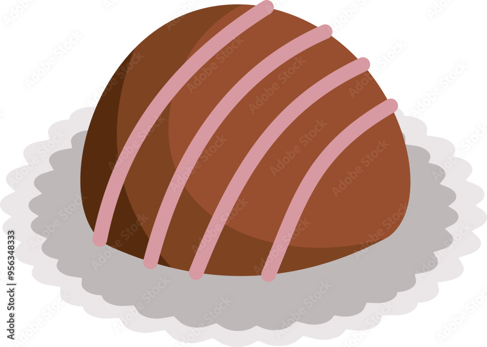 Obraz premium Chocolate Candy Illustration