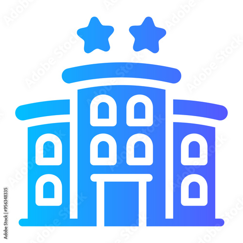 hotel Gradient icon