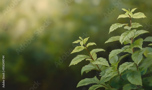 oil painting of Desmostachya bipinnata plant in a garden , Generative AI