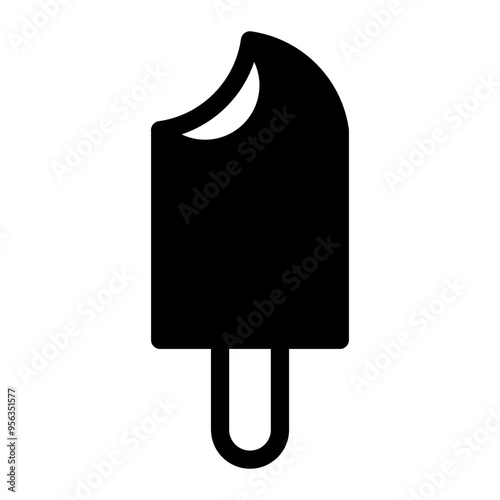 popsicle ice cream icon design