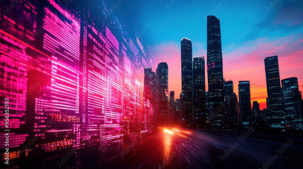 Technological Utopia: Futuristic Cityscape of Data-Driven Innovation Technological Utopia: Futuristic Cityscape of Data-Driven Innovation