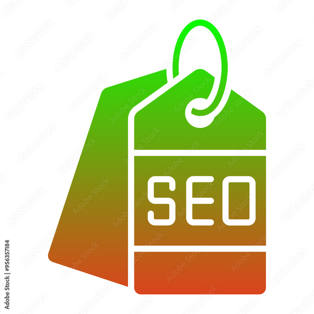 Obraz premium Seo Tag Icon