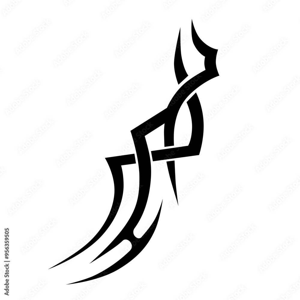 Fototapeta premium Tattoo designs. Tattoo tribal vector designs. Art tribal tattoo.