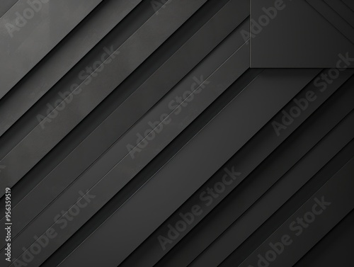 Dusky Gray grunge stripes abstract banner design. Geometric tech background. Vector illustration