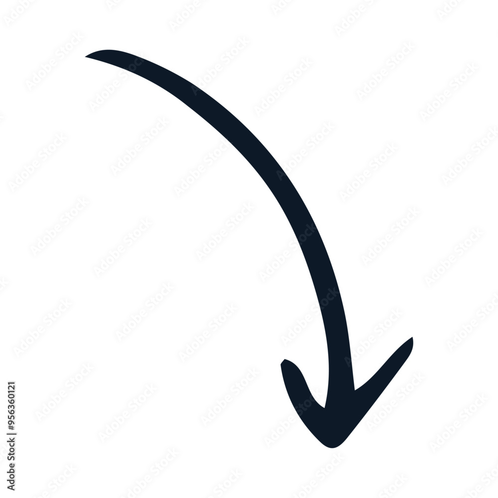 Hand Drawn Arrow Vector. png and vector illustration on transparent background Hand Drawn Arrow Vector. png and vector illustration on transparent background