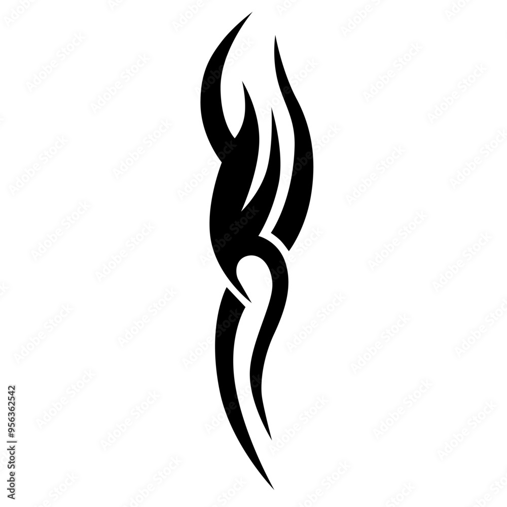 Simple Tattoo design. Tattoo tribal design vector. Art tribal tattoo Stencil. Simple Tattoo design. Tattoo tribal design vector. Art tribal tattoo Stencil.