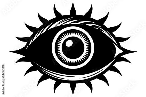 Eye icon vector sign and symbols