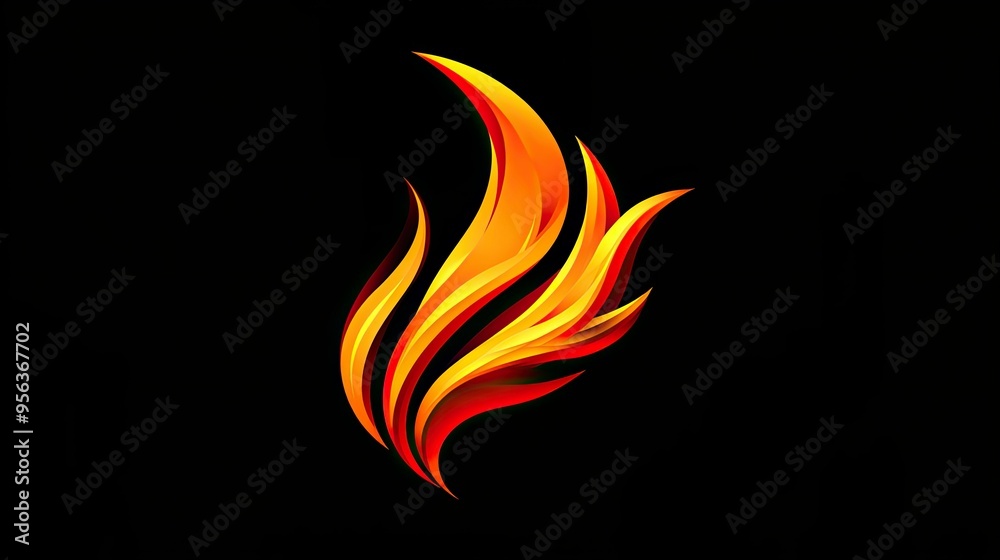 A stylized independence symbol with a flame, representing the burning desire for freedom. A stylized independence symbol with a flame, representing the burning desire for freedom.
