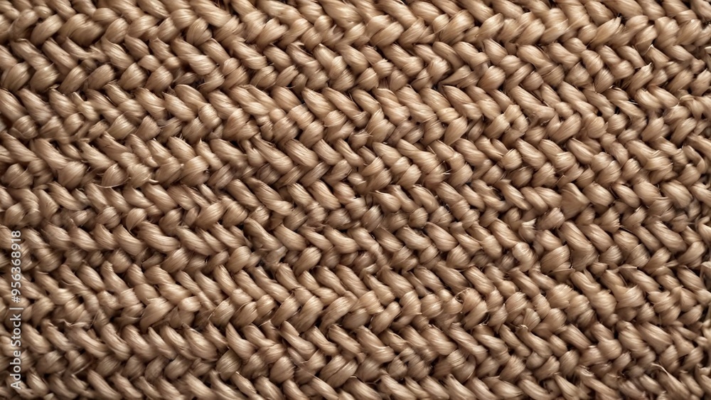 Close-up of natural woven texture, intricate pattern, beige tones. Close-up of natural woven texture, intricate pattern, beige tones.