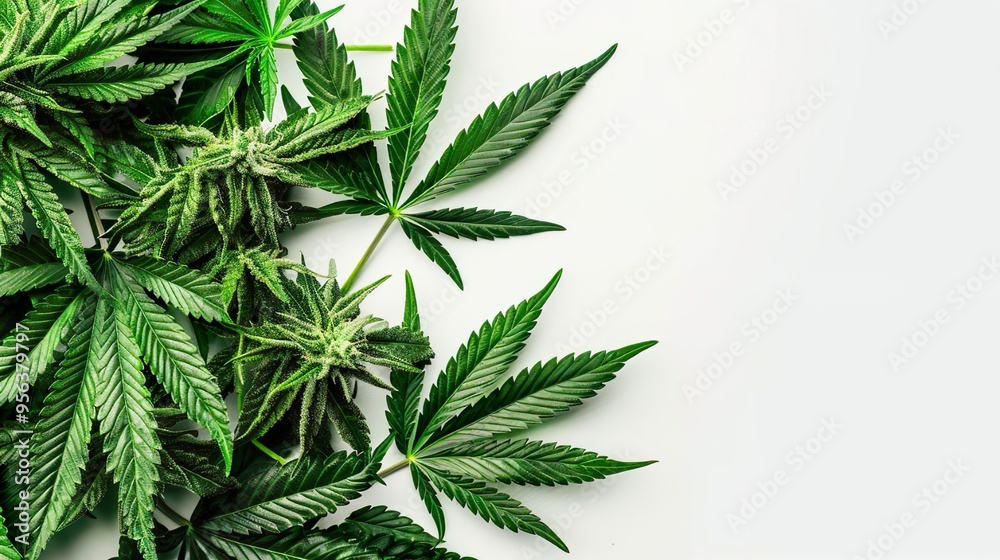 Cannabis Buds with Hempleaf, Weed Buds Cannabis Buds with Hempleaf, Weed Buds