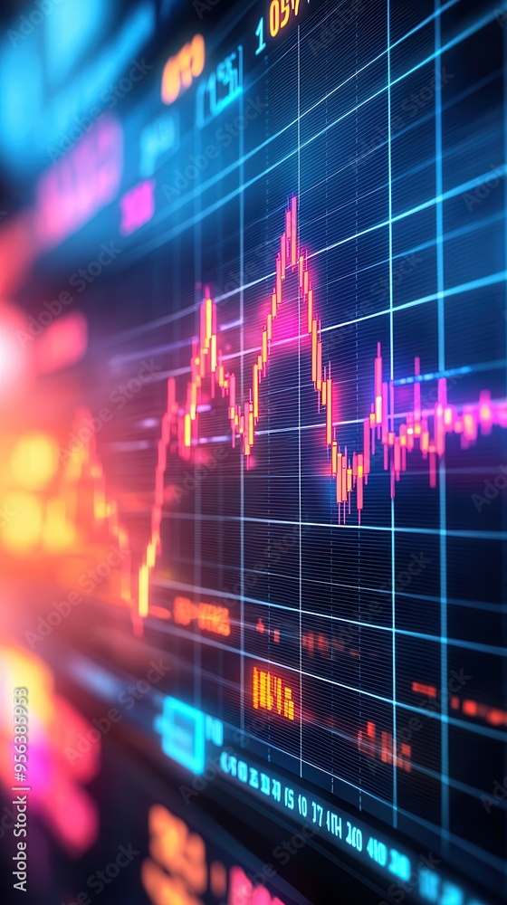 Stock Market Chart, Stock Market Graph, Financial Chart, Financial Data ...