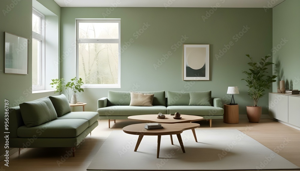 Photo interior modern design room 3d illustration Photo interior modern design room 3d illustration