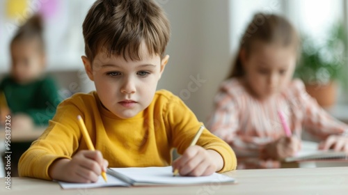 Grandparents Lovingly Assisting Their Grandchildren with Homework and Studies Providing Educational Support and Guidance in a Peaceful Intimate Family Setting
