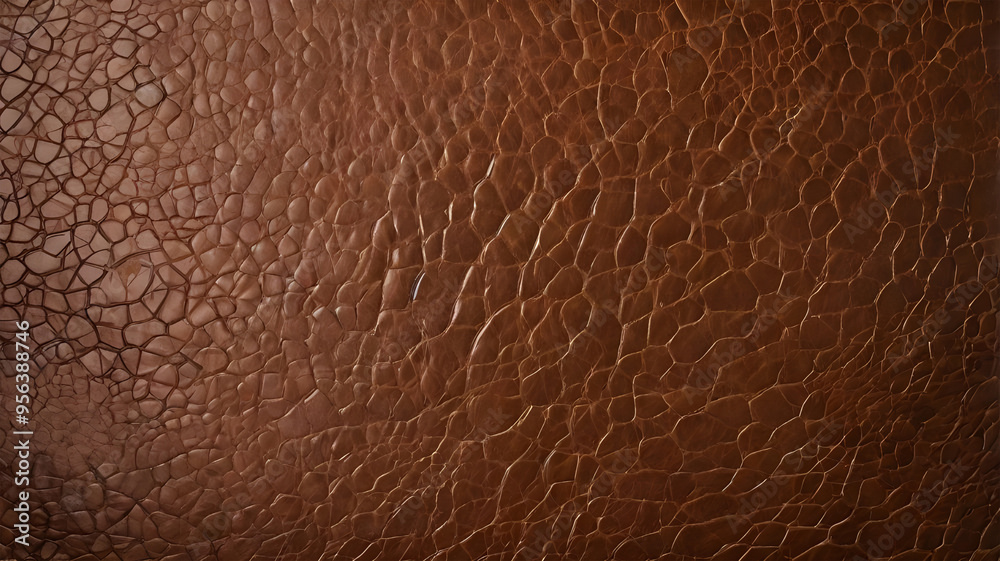 Fototapeta premium Abstract brown leather texture background.