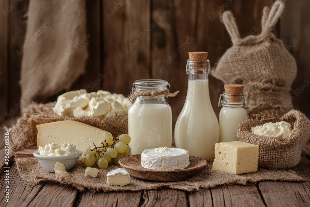 Dairy Products Still Life. Dairy Products Still Life.