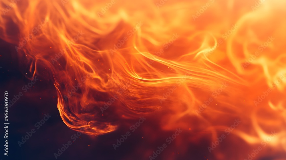 Fototapeta premium blurred fire flames background