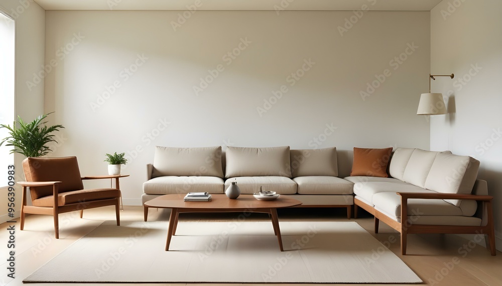 Photo interior modern design room 3d illustration Photo interior modern design room 3d illustration