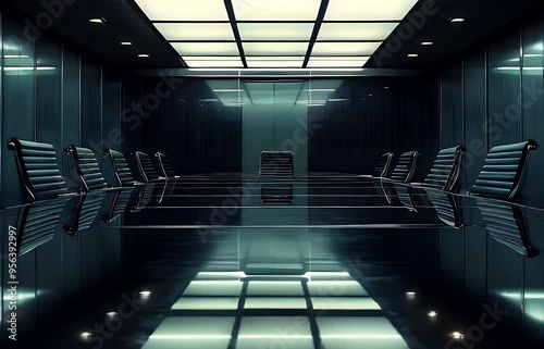 Exploring a modern corporate boardroom design with sleek finishes and ample seating arrangements