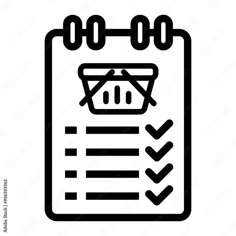 shoping Line Icon shoping Line Icon