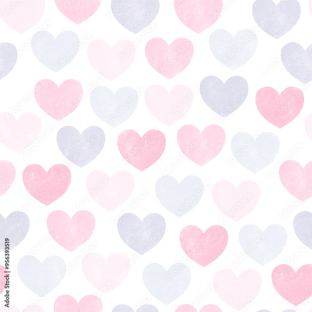Sweet heart seamless pattern vector. Symbol of love and Valentine's day. Romance sign. Happy valentine. Watercolor design for fabric, kid cloth, baby dress, card, cover, print, wrapping, paper, decor. Sweet heart seamless pattern vector. Symbol of love and Valentine's day. Romance sign. Happy valentine. Watercolor design for fabric, kid cloth, baby dress, card, cover, print, wrapping, paper, decor.