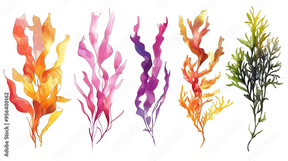 Whimsical Nature: A Delightful Fusion of Sea, Cute Animals, and Scenic Graphic Elements Whimsical Nature: A Delightful Fusion of Sea, Cute Animals, and Scenic Graphic Elements