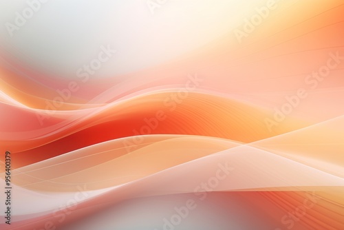 Futuristic Peach Data Stream Abstract Background