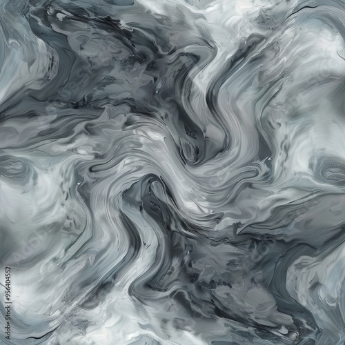 Ash grey and storm cloud grey in a swirling fog pattern, moody and atmospheric. 