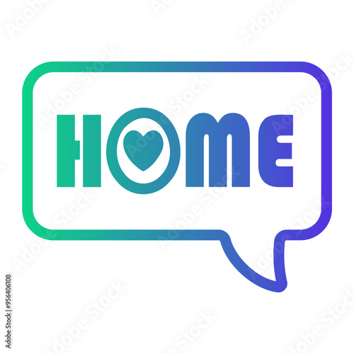 communication Line Gradient Icon