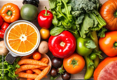 Top view Image of Vegetables