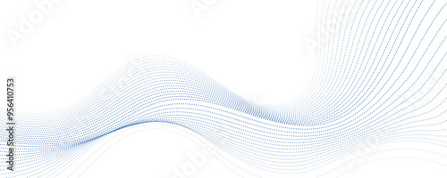 abstract background with blue wavy lines