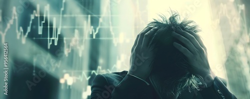 Distressed Businessman Faci...