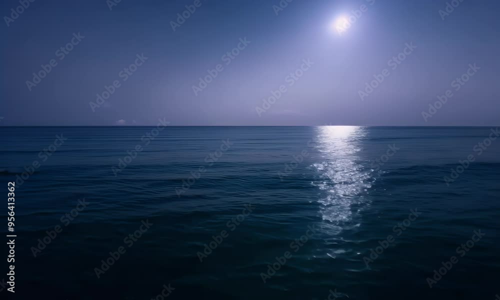 Moonlight Reflecting on the Ocean Moonlight Reflecting on the Ocean