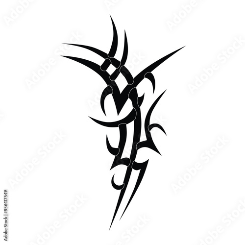 Tattoo designs. Tattoo tribal vector designs. Art tribal tattoo.