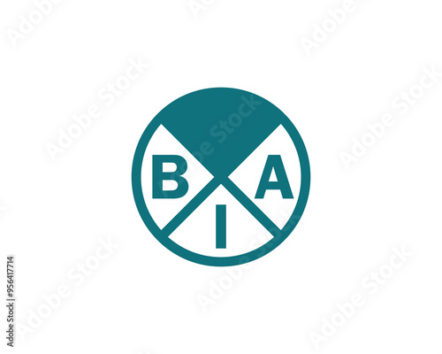 BIA logo design vector template. BIA photo