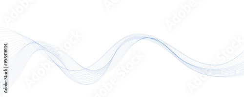 abstract background with blue wavy lines