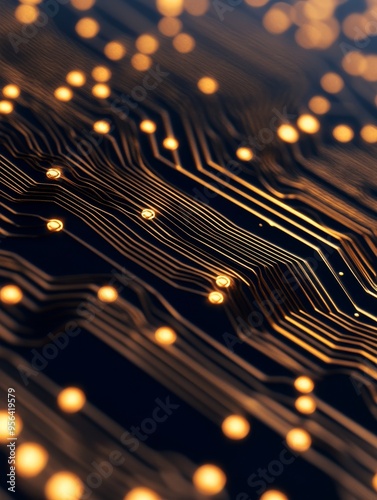 Digital diploma on holographic screen futuristic fonts glowing accents advanced technology theme cyan and silver palette perfect for online certifications or virtual awards with circuit board backgrou