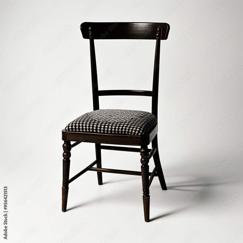 Antique chair on white background Antique chair on white background