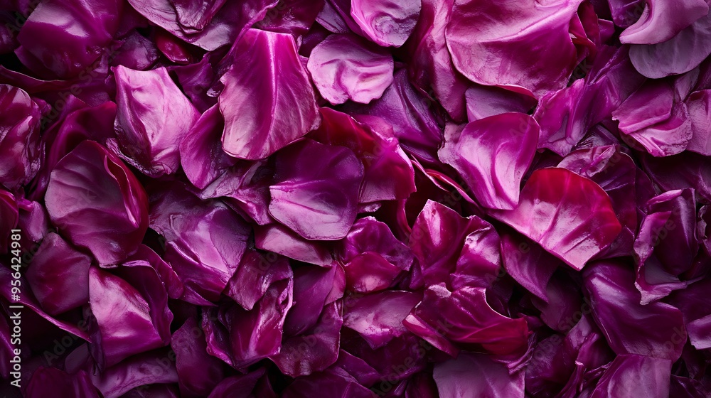 Overhead view of red cabbage coleslaw food background : Generative AI Overhead view of red cabbage coleslaw food background : Generative AI