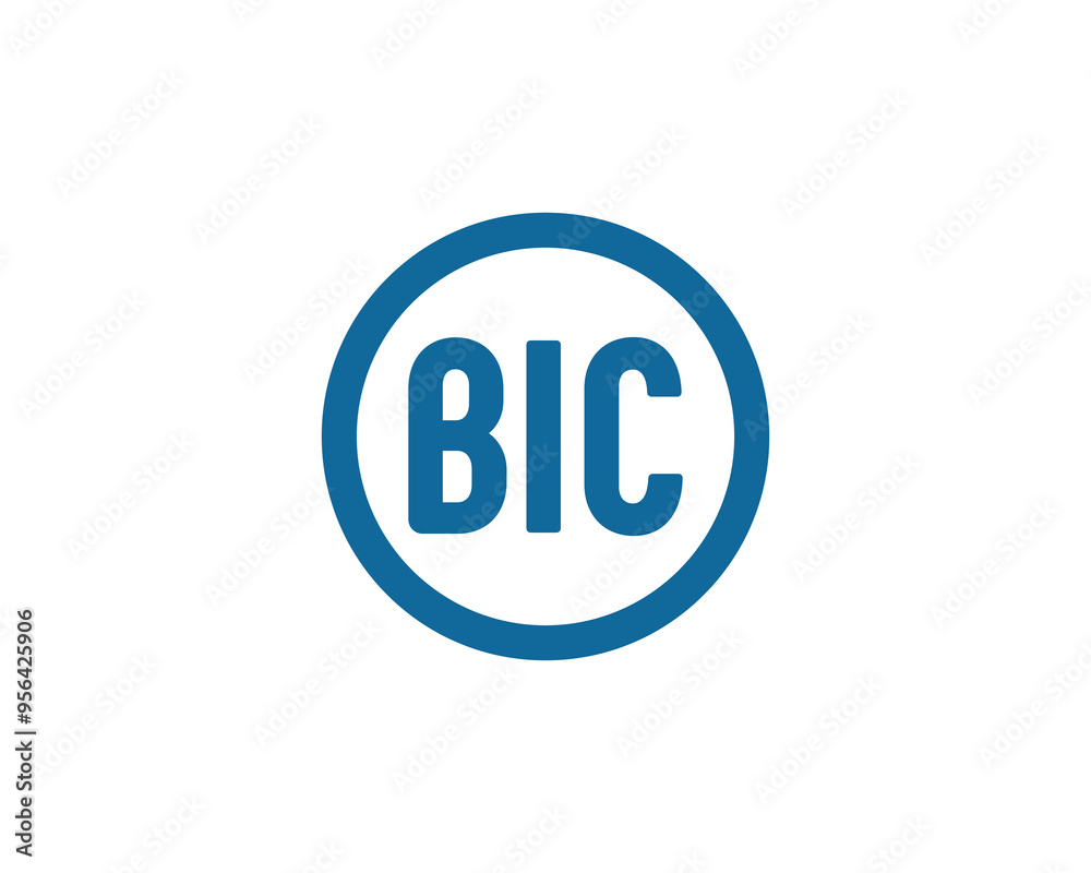 BIC logo design vector template. BIC BIC logo design vector template. BIC