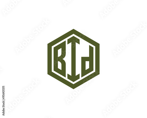 BID logo design vector template. BID