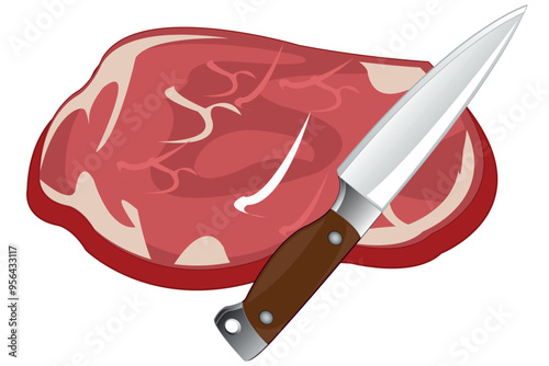 meat and knife.eps