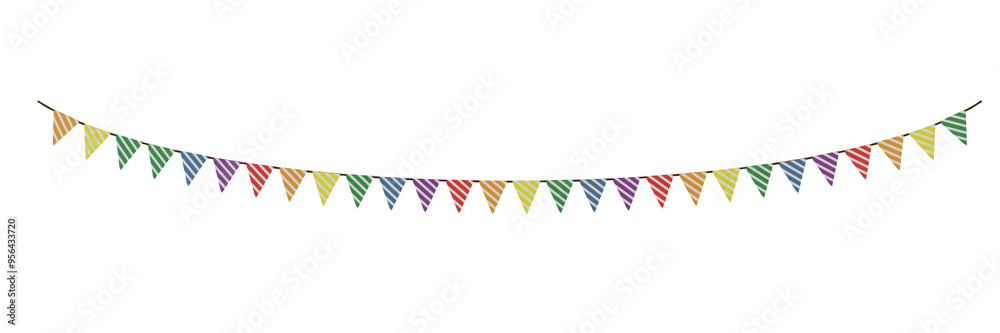Fototapeta premium Easy to Hang: The garland comes with a string for easy hanging, making it simple to decorate any space.