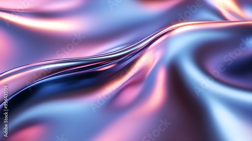 Abstract Purple Blue Gradient, Smooth Surface