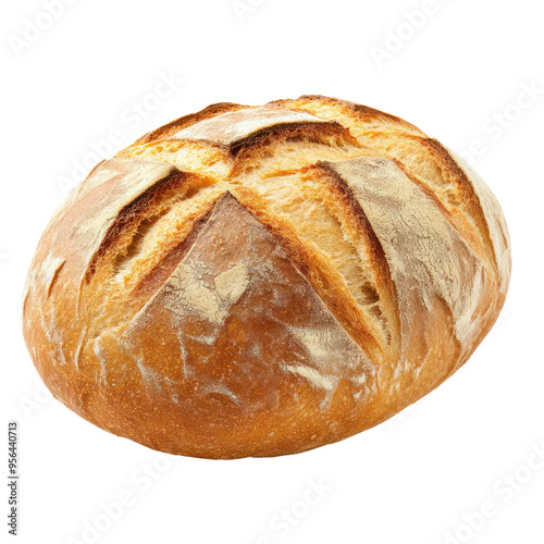  Pain de Campagne object isolated on transparent png.  