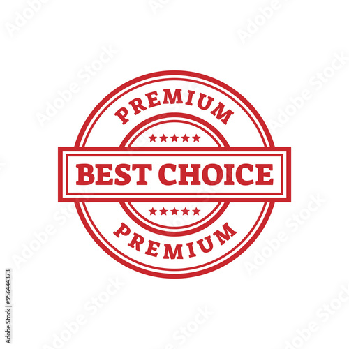 Set of best choice stamp, label, or logo. Vector illustration for web design