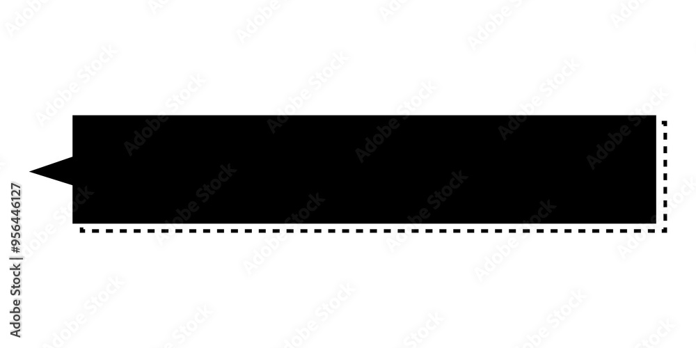 Png funky speech bubble sticker, transparent background