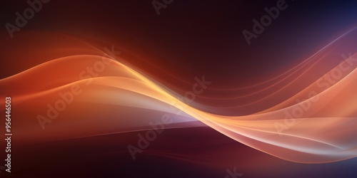 Gradient Brown background with hologram effect