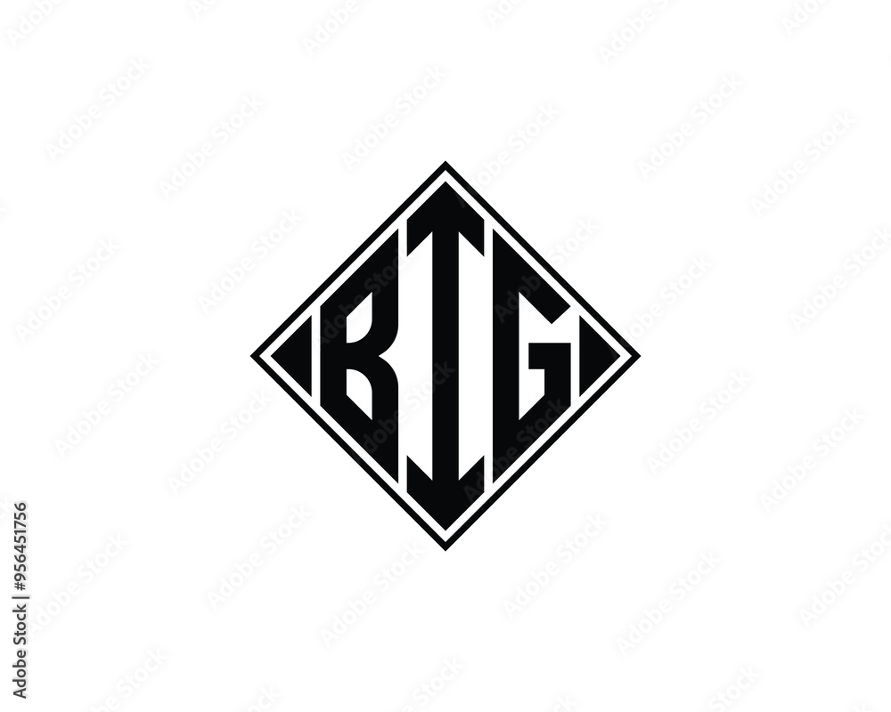BIG logo design vector template. BIG BIG logo design vector template. BIG
