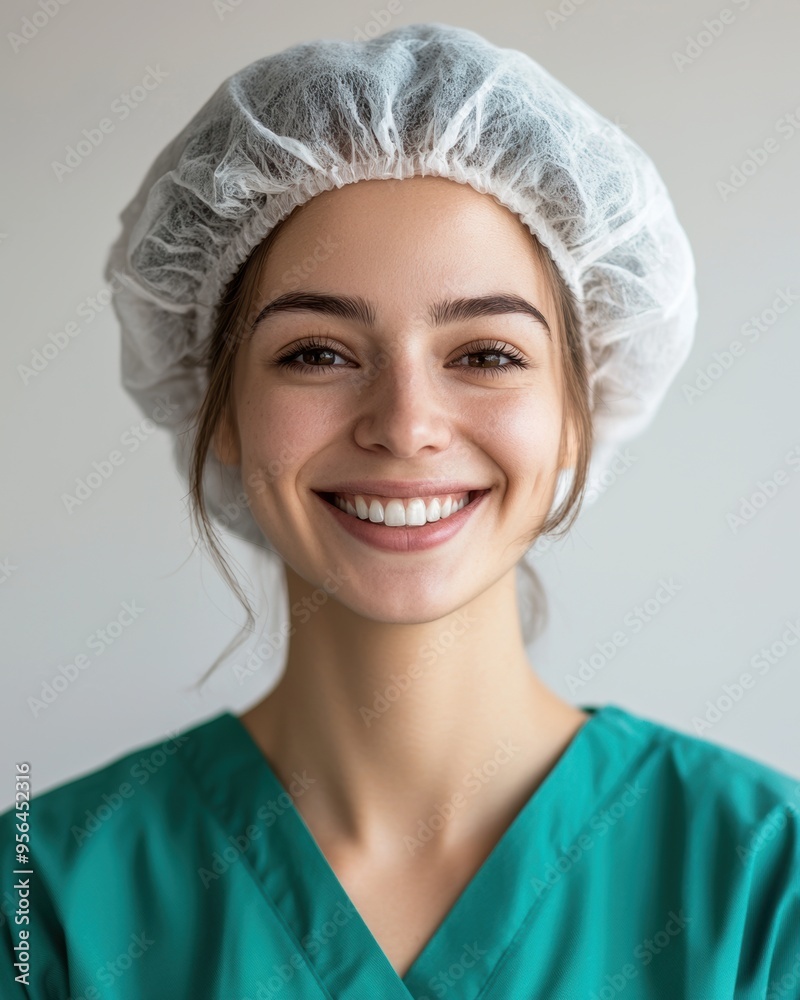 Calm Anesthesiologist in Minimalist Portrait | Professional Medical Doctor with Soft Background for Text | Clinical Practice Concept Calm Anesthesiologist in Minimalist Portrait | Professional Medical Doctor with Soft Background for Text | Clinical Practice Concept